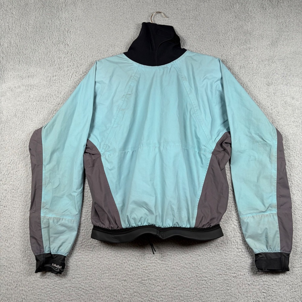 Vtg Kokatat Splash Top Paddling Jacket Blue Womens S/M Kayak Canoe Water Sports